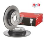 BREMBO (BMB # 08.A734.11) BRAKE DISC REAR For MERCEDES-BENZ R230 W221 2214230712