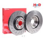 BREMBO COATED DISC LINE 09.B855.51 Brake disc For MERCEDES-BENZ C218 X218 2184210412