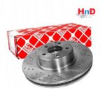 FEBI BILSTEIN 21086 Brake Disc Front Axle For MERCEDES-BENZ S-Class Saloon W220 2204212512