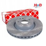 FEBI BILSTEIN 26407 Brake disc Front Axle For MERCEDES-BENZ W221 C216 2214210612