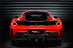 2015-2020 Ferrari 488 GTB Pista Style Rear Bumper & Wing